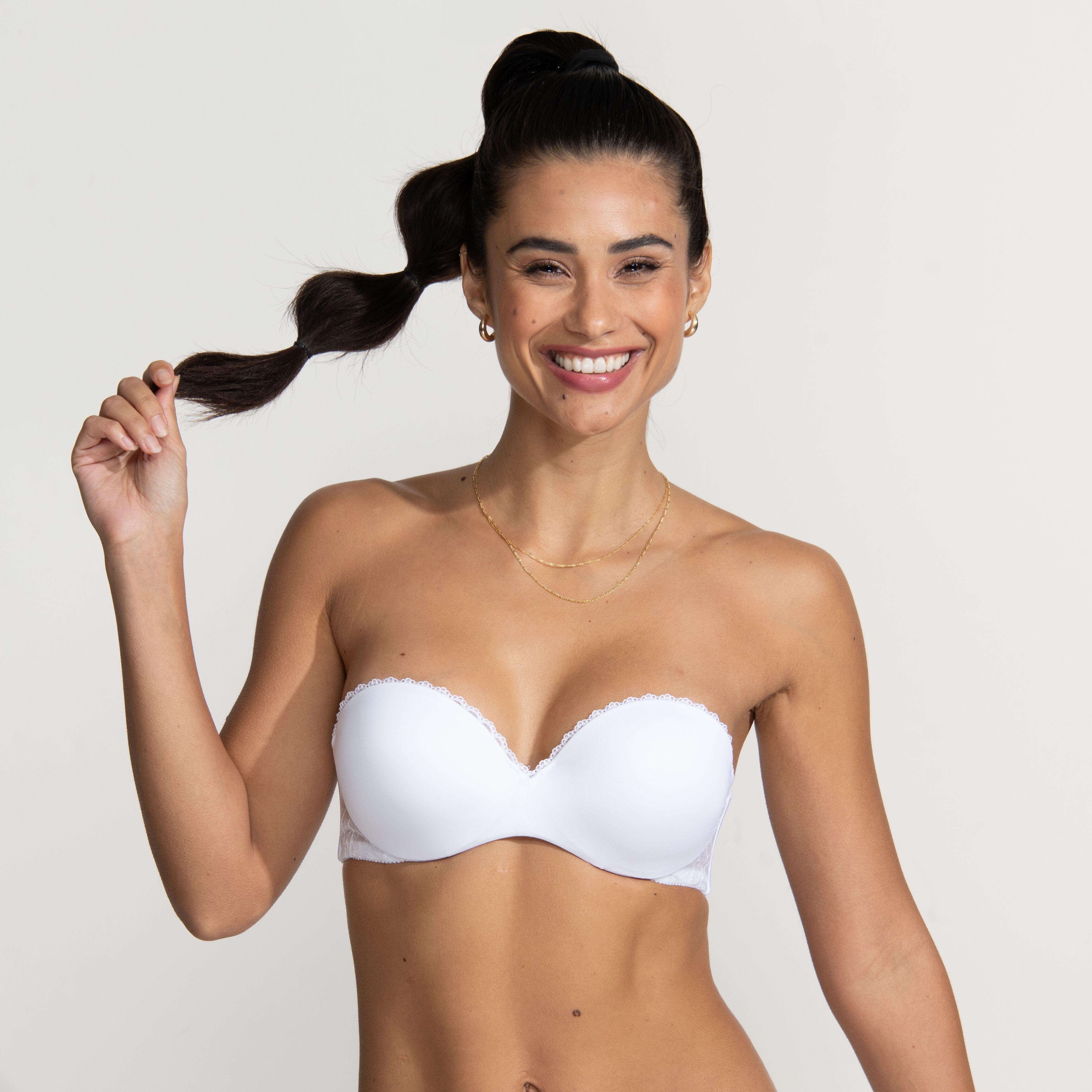 Gel Touch Strapless Push Up Bra